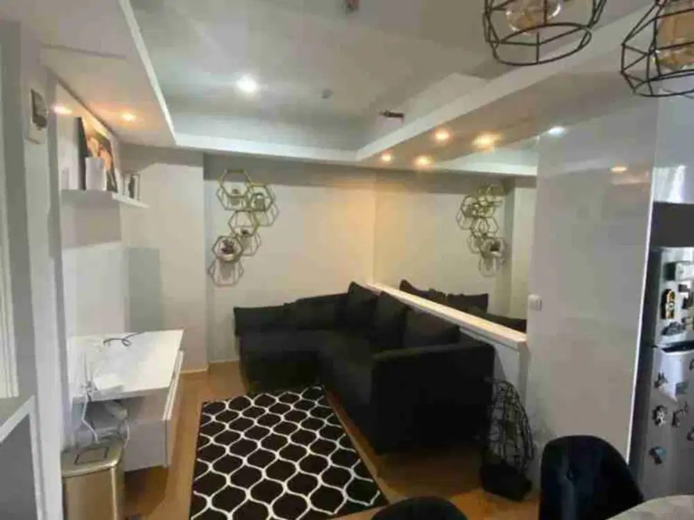 apartemen bassura 2 br furnished renov jadi 1 br