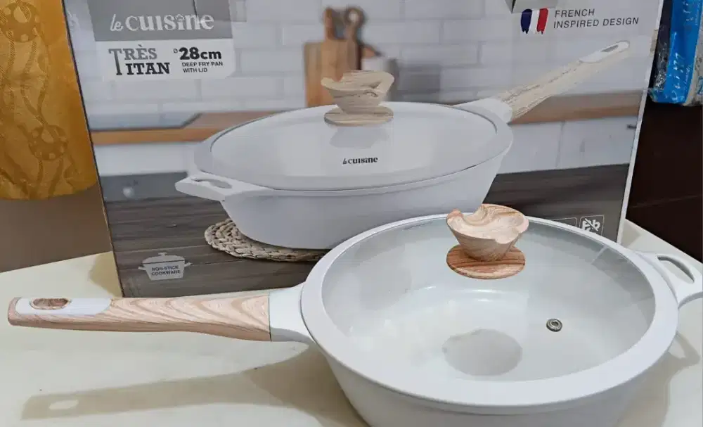 Deep Wok Pan Diameter 28 cm