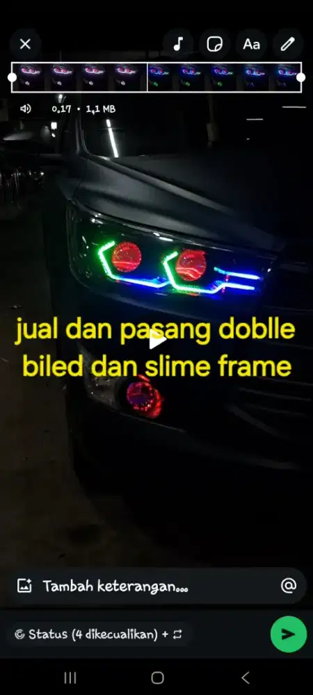 Jual dan pasang biled