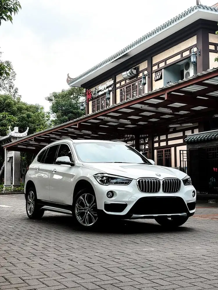 BMW X1 SDRIVE 2019 F48 PANORAMIC SUNROOF (FULL OPTION) WHITE ON BLACK