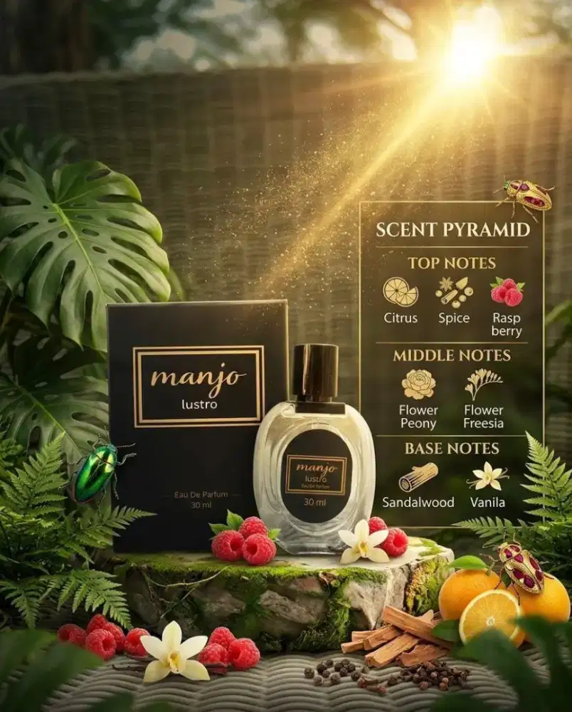 Parfum manjo membuat wangi segar seharian