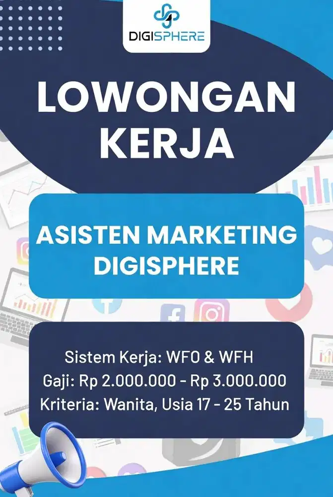 LOWONGAN KERJA ASISTEN MARKETING