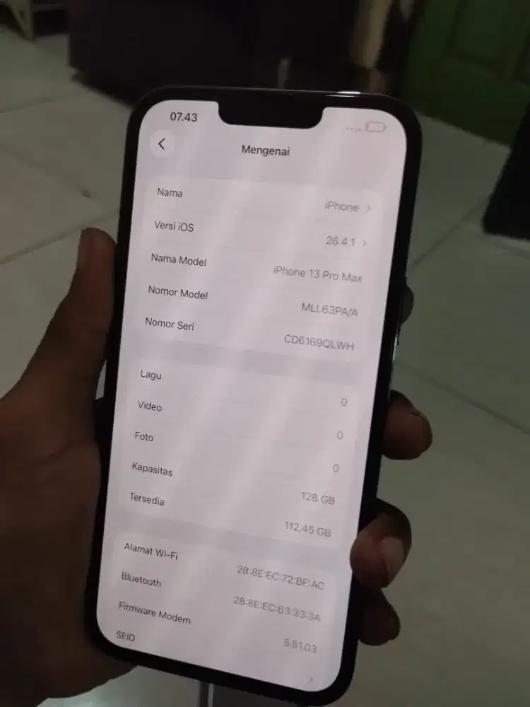 Iphone 13 promax 128 ibox fullset ori