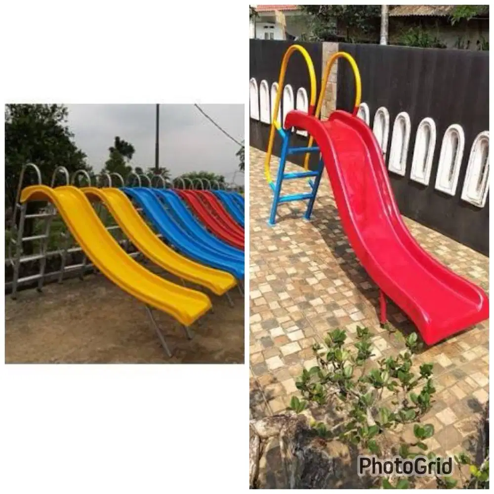Perosotan, ayunan, kuda kudaan, playground, mainan outdoor, bola dunia