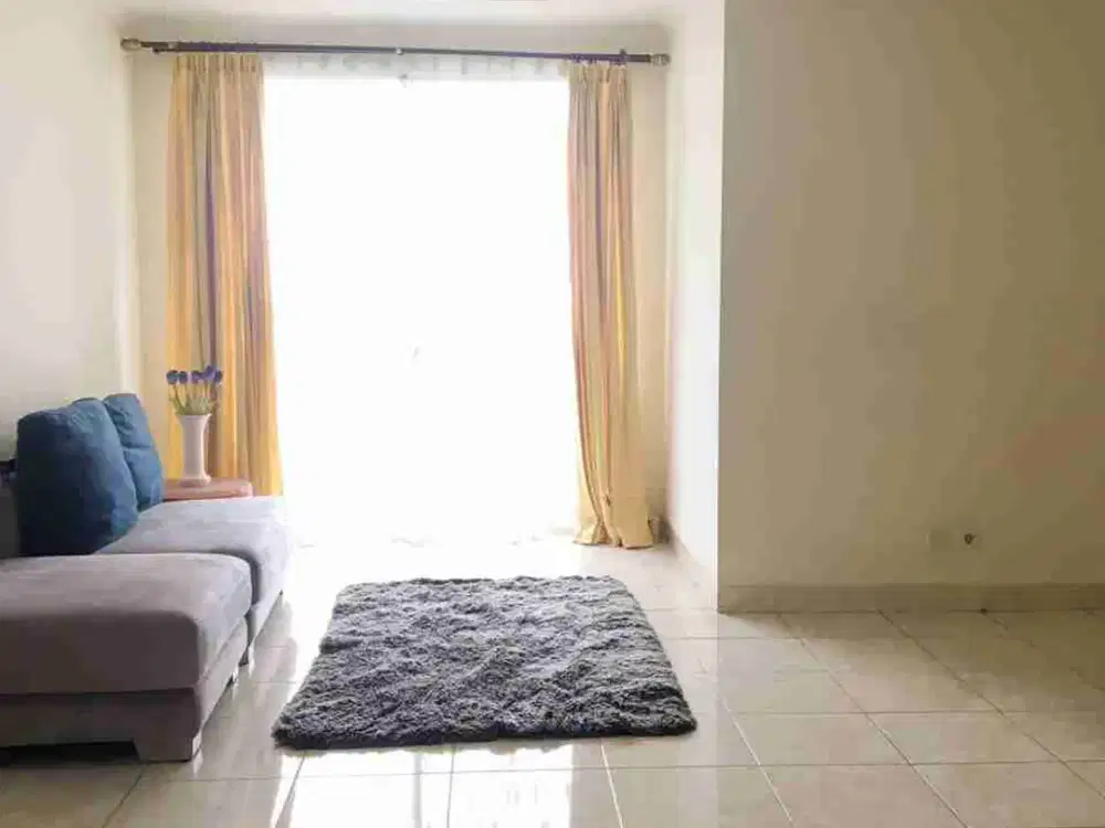 di sewakan apartemen Frenchwalk moi tower Lyon 2 kamar tidur semi furnish kelapa gading