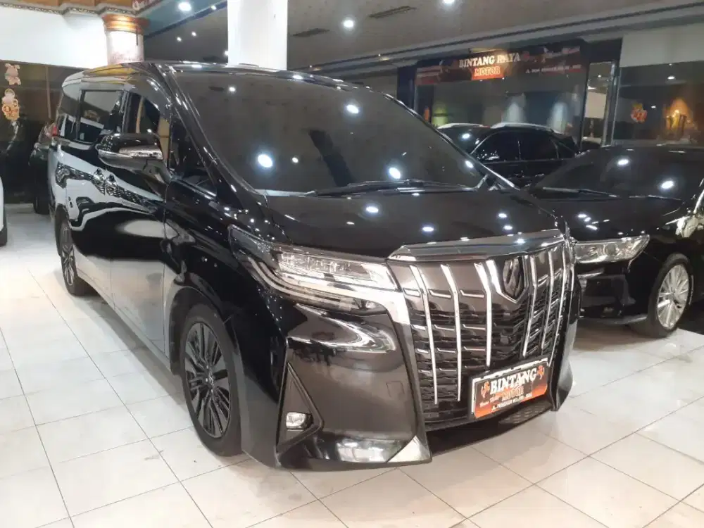 TOYOTA ALPHARD G 2018 KM RENDAH BLACK / MODEL THN 2019 [BINTANG MOTOR]