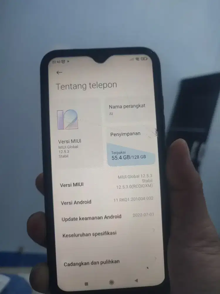Redmi Note 8 ram 6GB