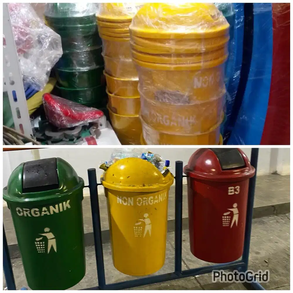 Tong sampah organik dan non organik (bs antr skitr medan)