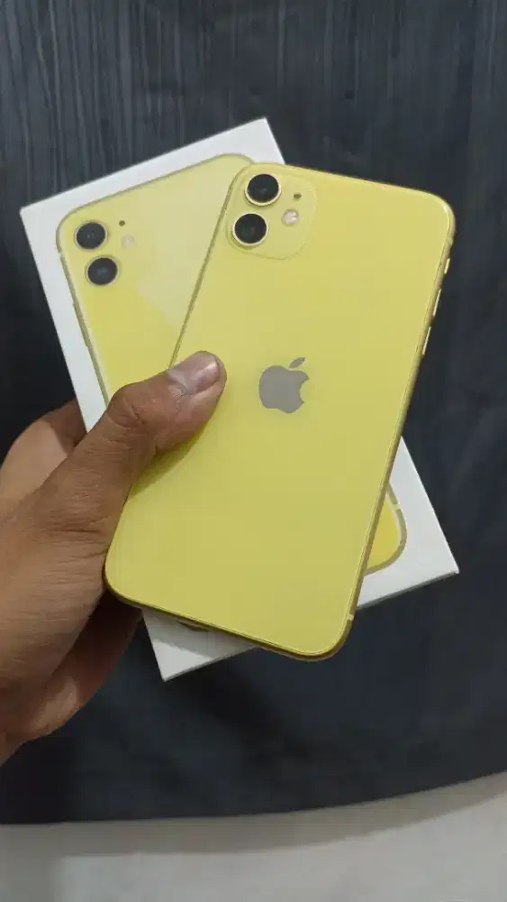 Iphone 11 128Gb fullset sinyal permanen register anti ke block