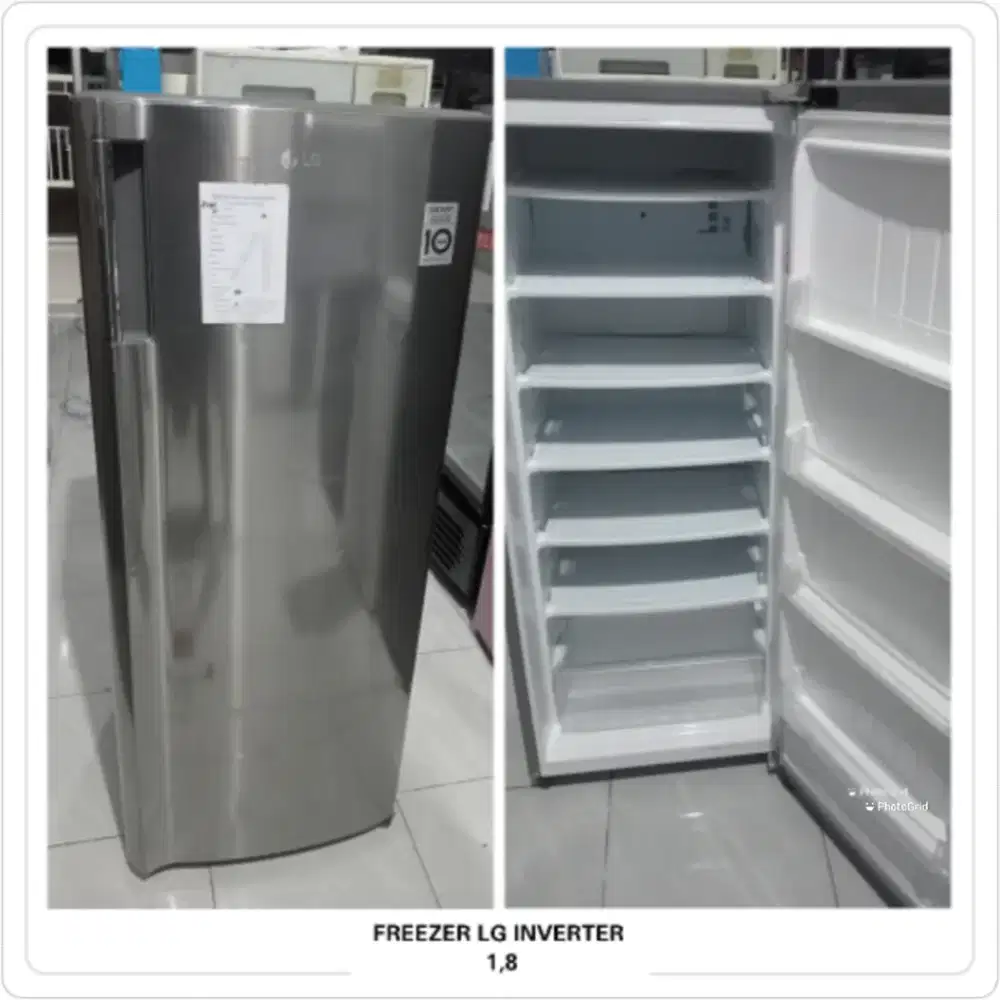 Freezer Asi / es batu LG standing 6rak