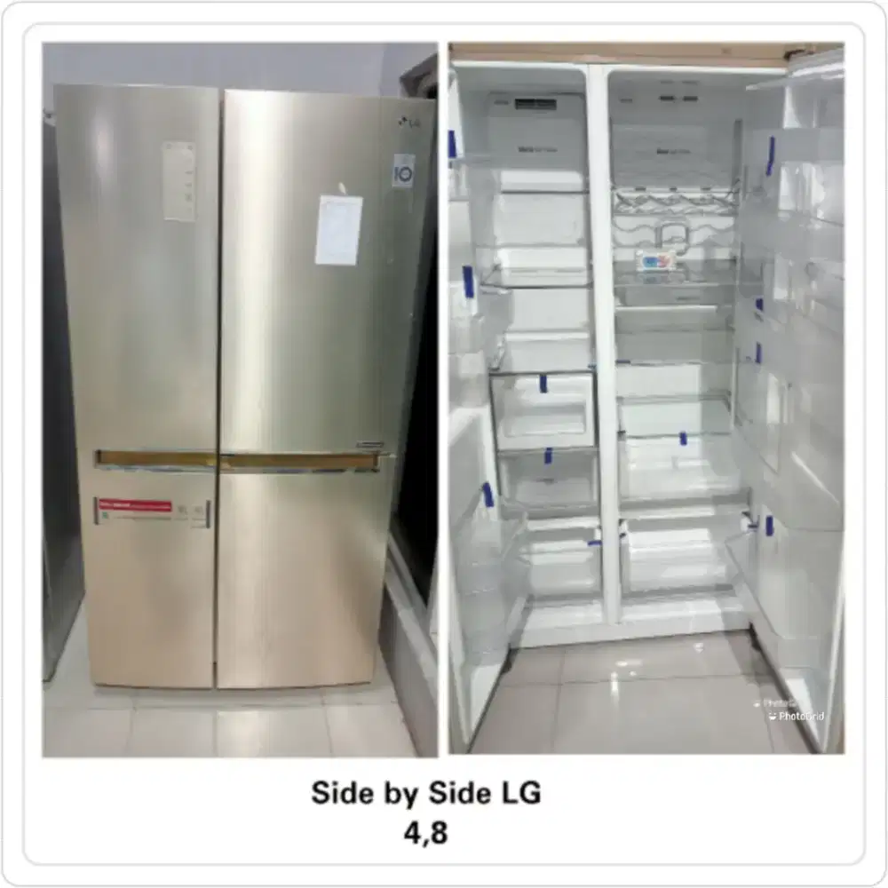 Kulkas Side by side LG 670L