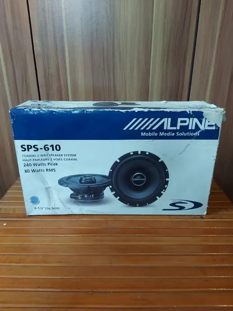ALPINE SPS-610 COAXIAL 2 Way Speaker System