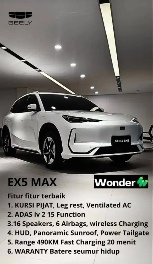 PROMO CLEARANCE SALE GEELY EX5