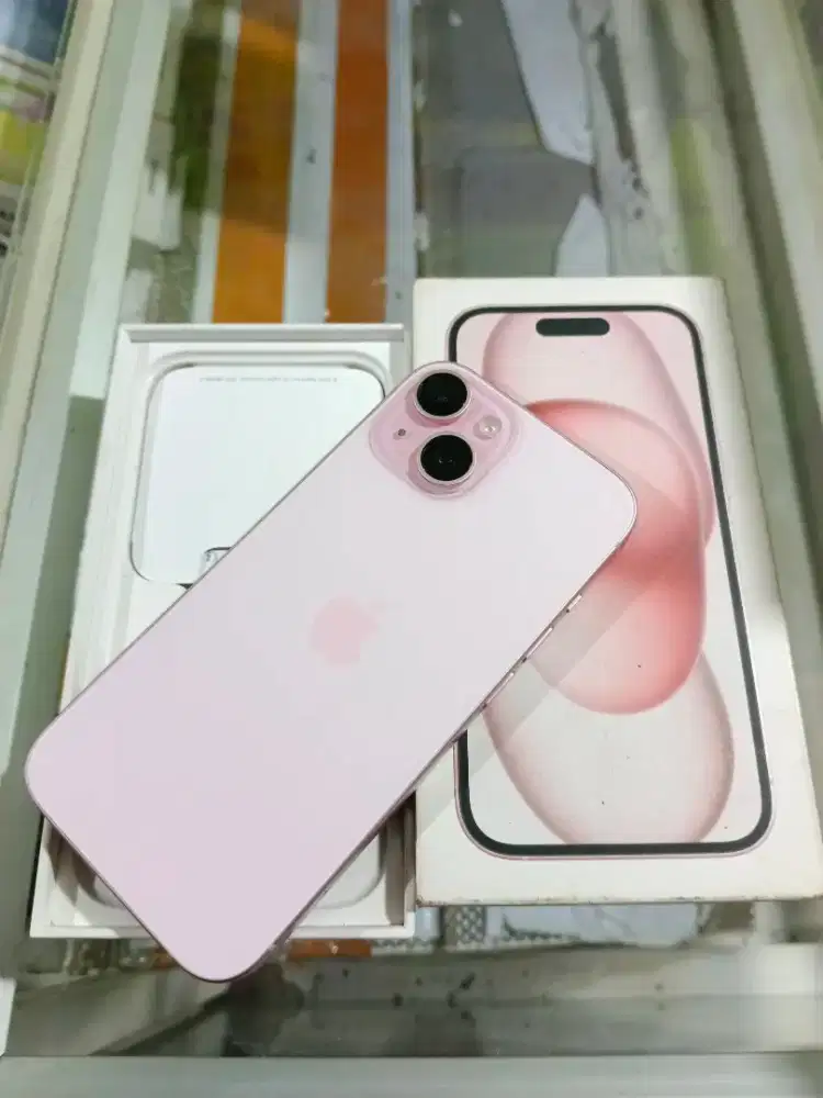 IPhone 15 128 ibox pa/a pink bh 86% Mulus