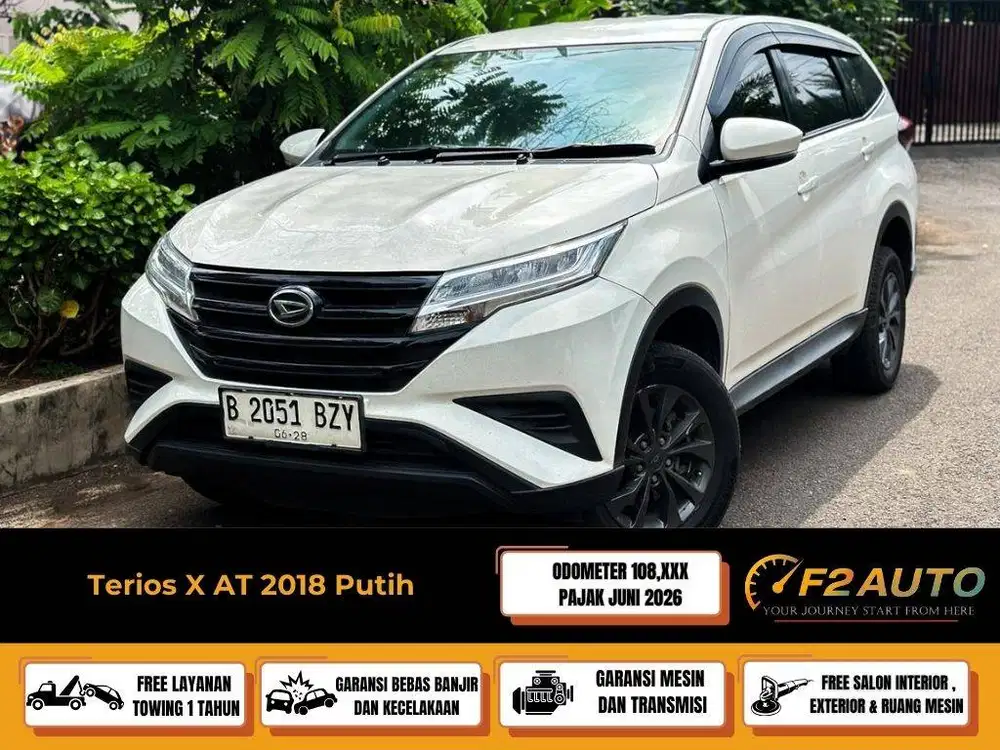 Terios X AT 2018 Putih