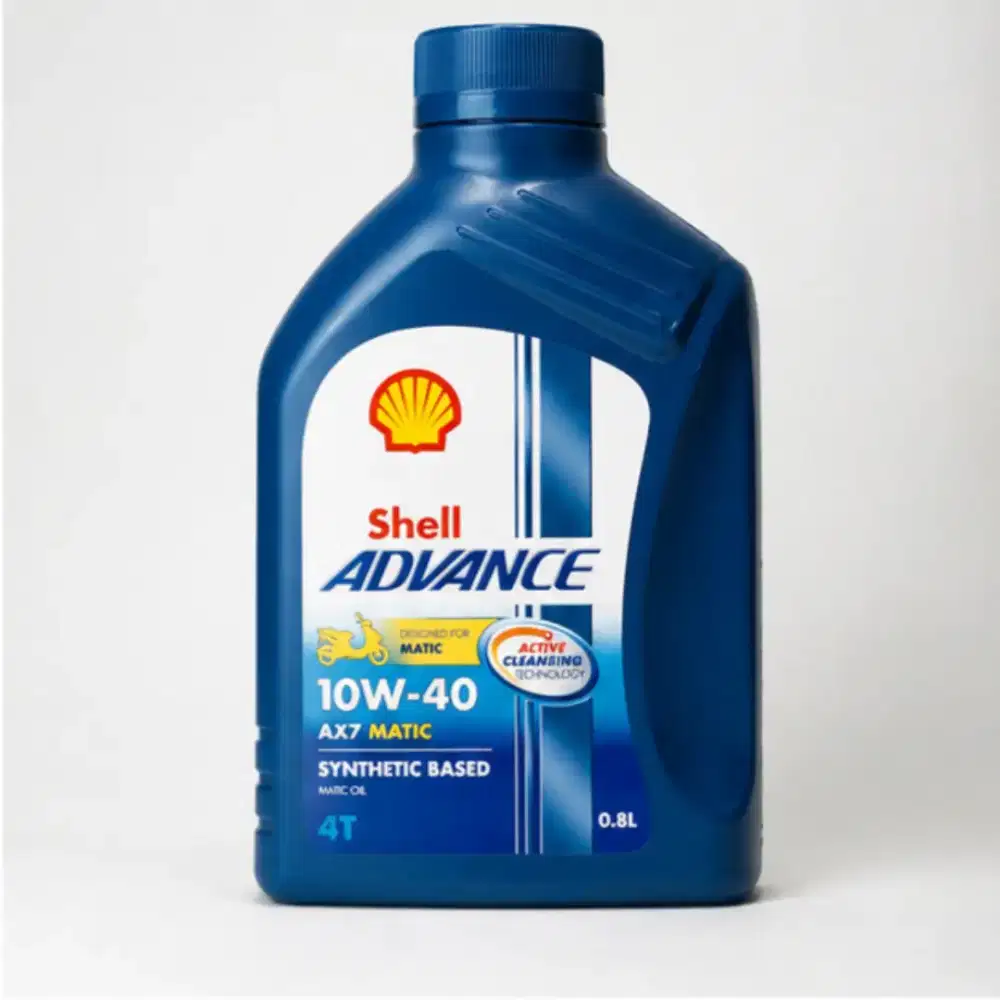 Oli Motor Shell Advance AX7 Matic 10W-40 0.8L