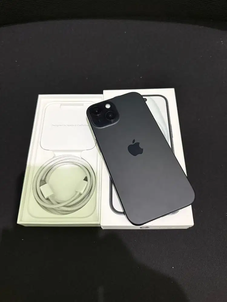iPhone 15 128gb iBox - HB 94% - Garansi ON