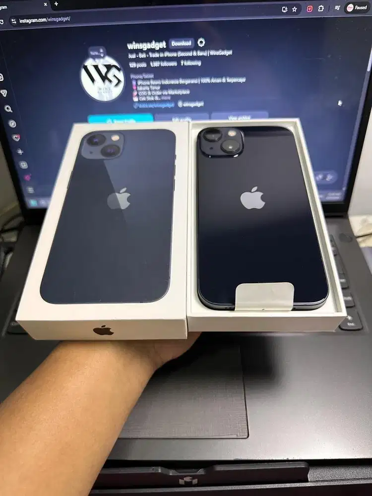 iPhone 13 128gb ibox - HB 96% -Garansi ON