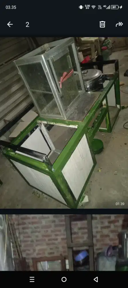 Dijual rombong pentol sepeda motot