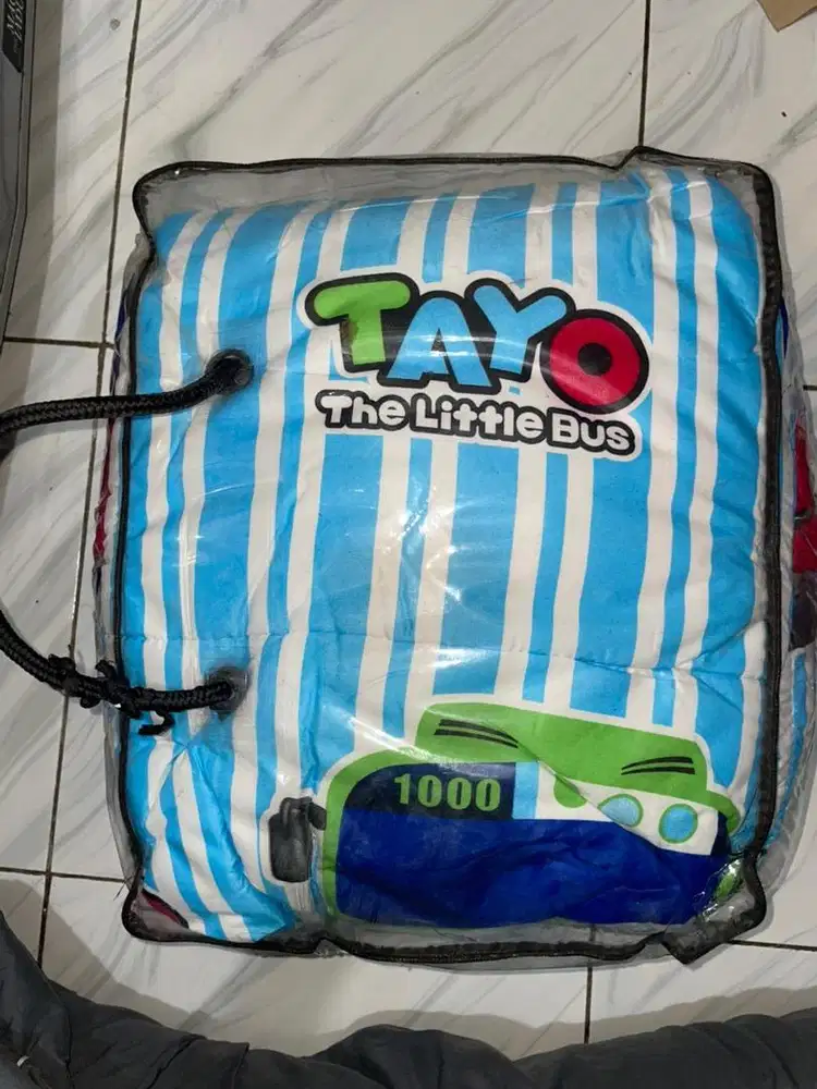 Bad Cover & Spring Bed Tayo Anak Karakter Lucu