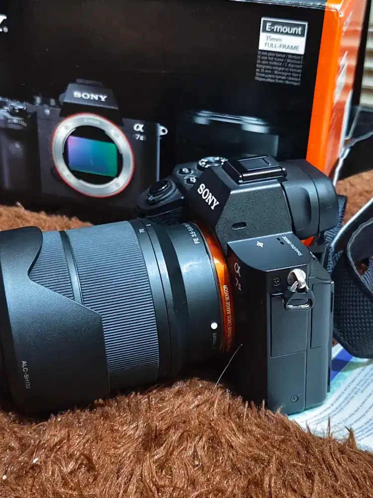 Sony A7ii lensa kit like new