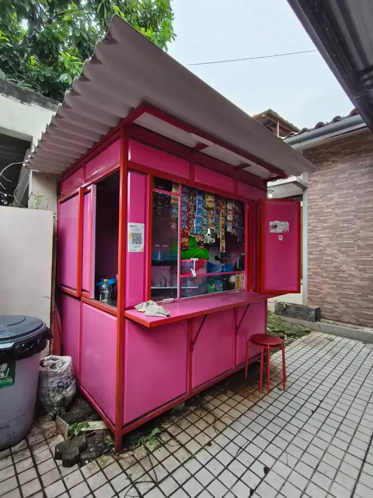 Jual Kontainer Booth Usaha Bekas Tidak panas