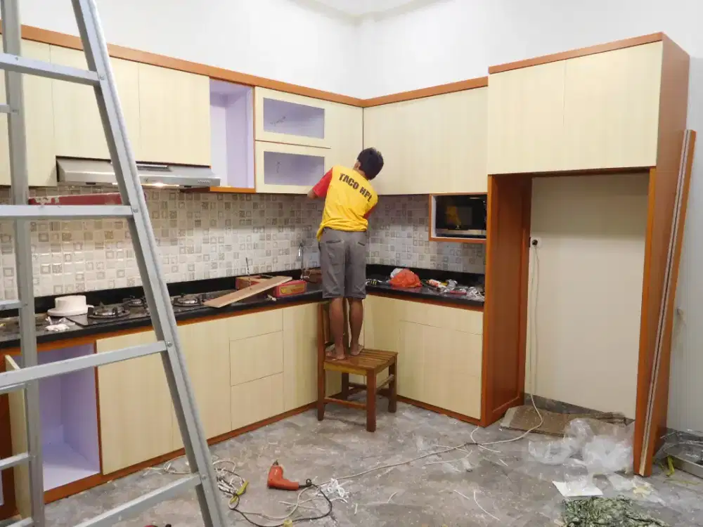 REKONDISI REPARASI KITCHEN SET MURAH, Revisi jadi seperti baru!