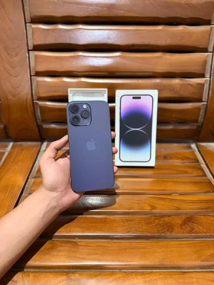 iPhone 14 Promax 128gb - Deep Purple (Resmi iBox)