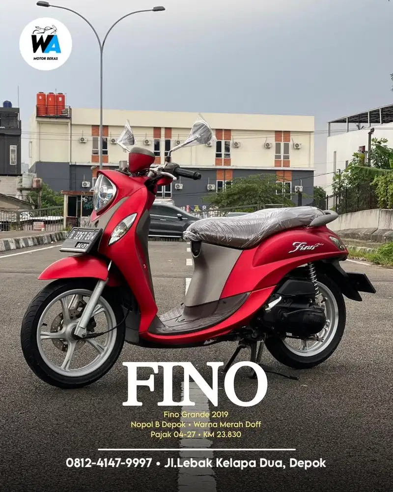 Yamaha Fino Grande 125 Tahun 2019 Cash/Kredit