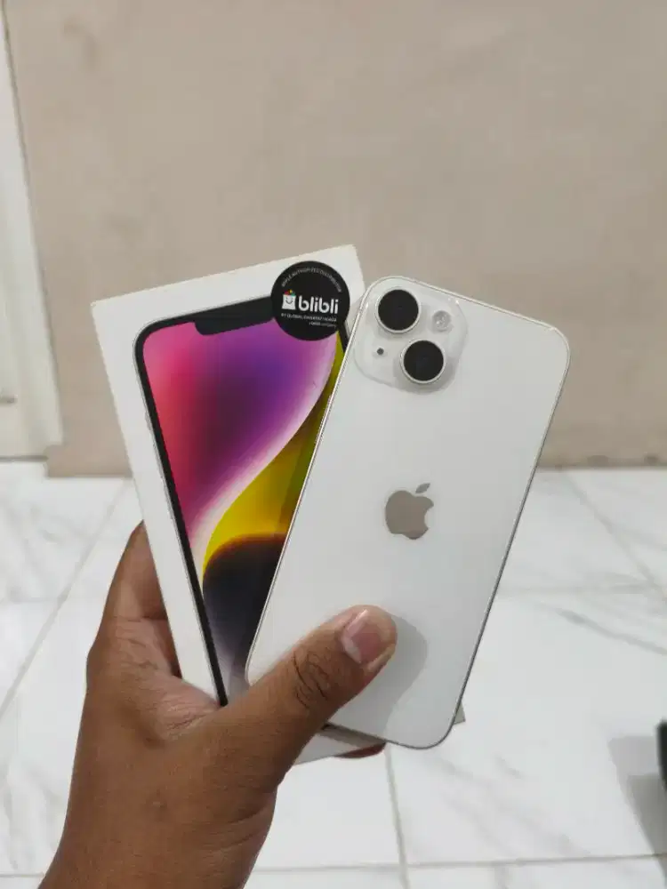IPHONE 14 128GB STARLIGHT GARANSI RESMI INDONESIA (BLIBLI)