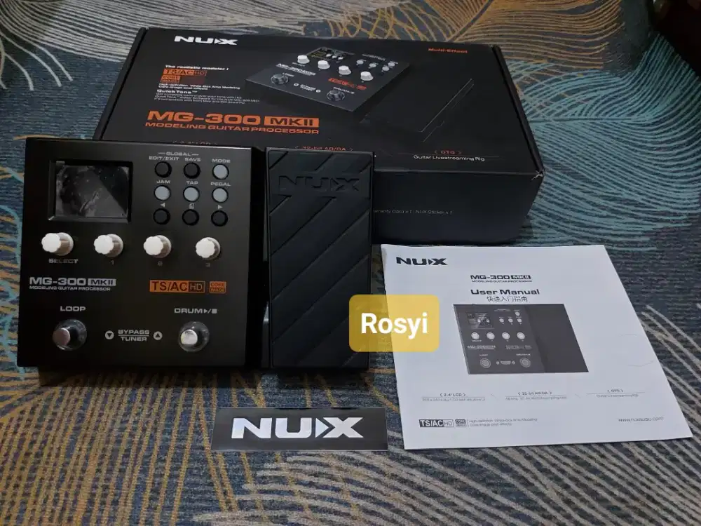 Nux Mg300 MK II fullset (adaptor ori)