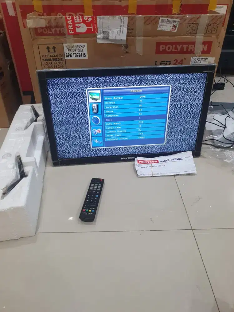 Jual tv led 24in polytron analog