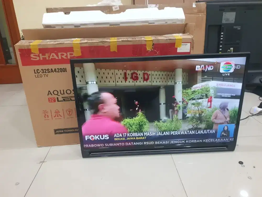 Jual tv led 32in merk sharp digital