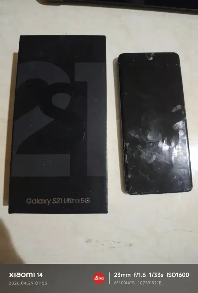 Samsung S21 Ultra 5G Second 12 256 Minus