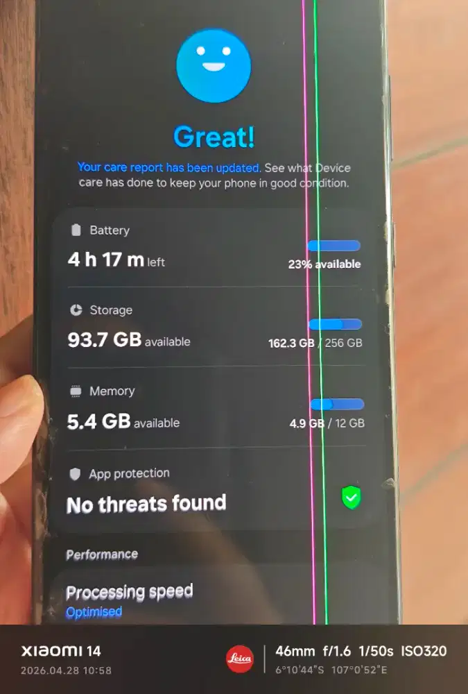 Samsung S21 Ultra 5G Second 12 256 Minus