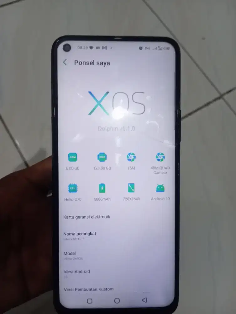 Infinix note 7 6/128 nego