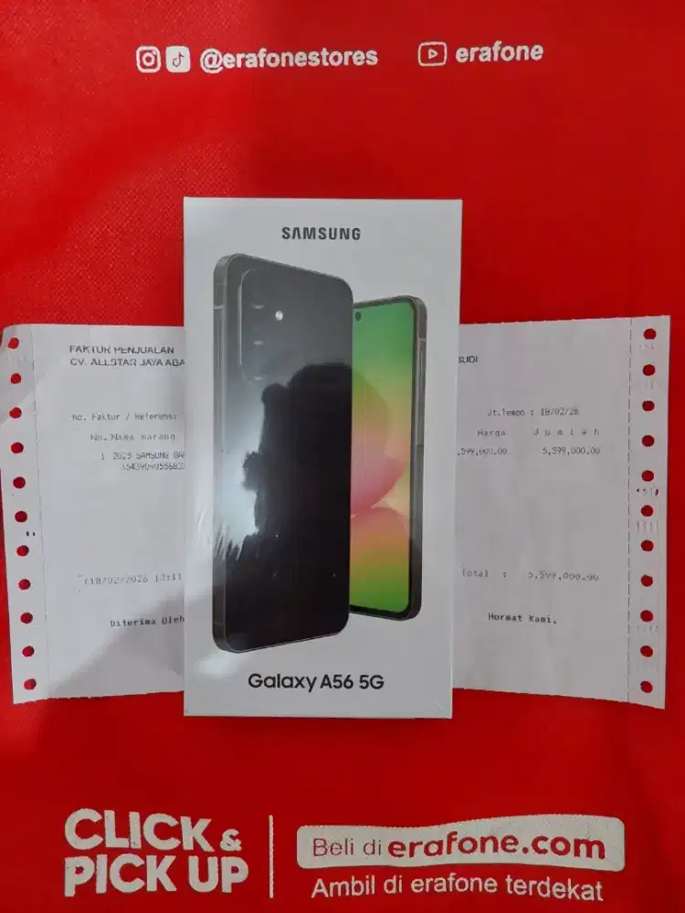 SAMSUNG A56 5G 8/256 NEW SEGEL RESMI