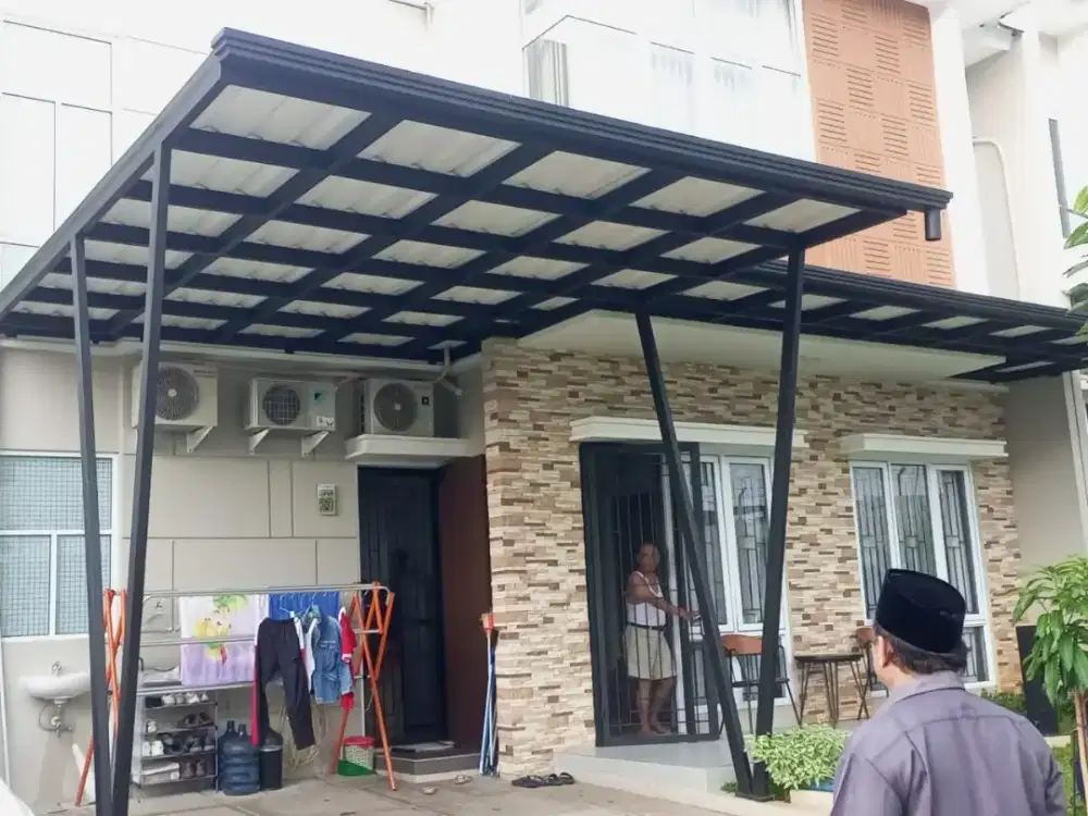 Kanopi Teras Minimalis Rapi