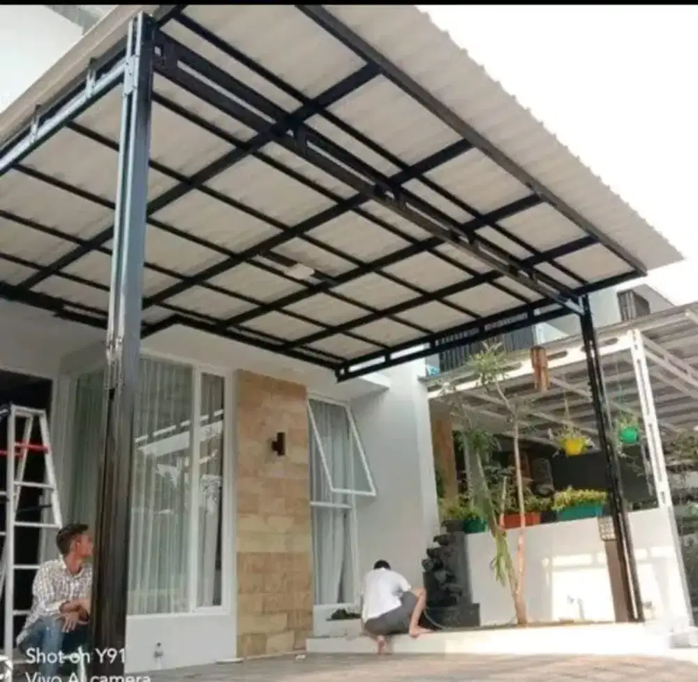 Kanopi Baja Ringan Atap Minimalis