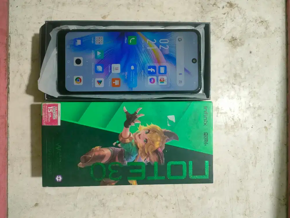 Infinix Hote 30 fullset ram 8/256