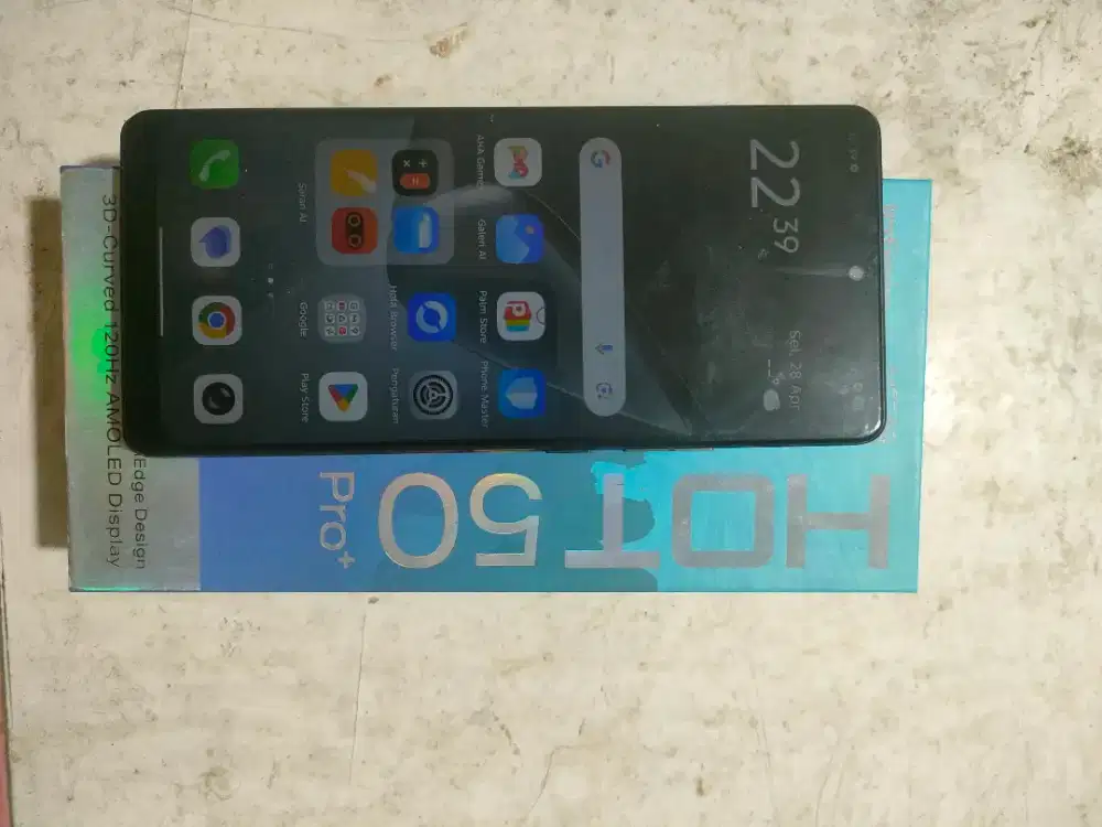 Infinix Hote 50 pro+ fullset ram 8/256