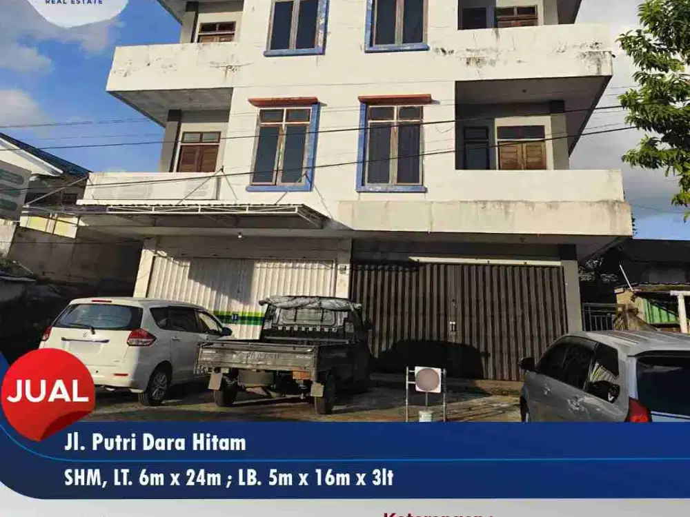 Ruko 3 lantai siap pakai