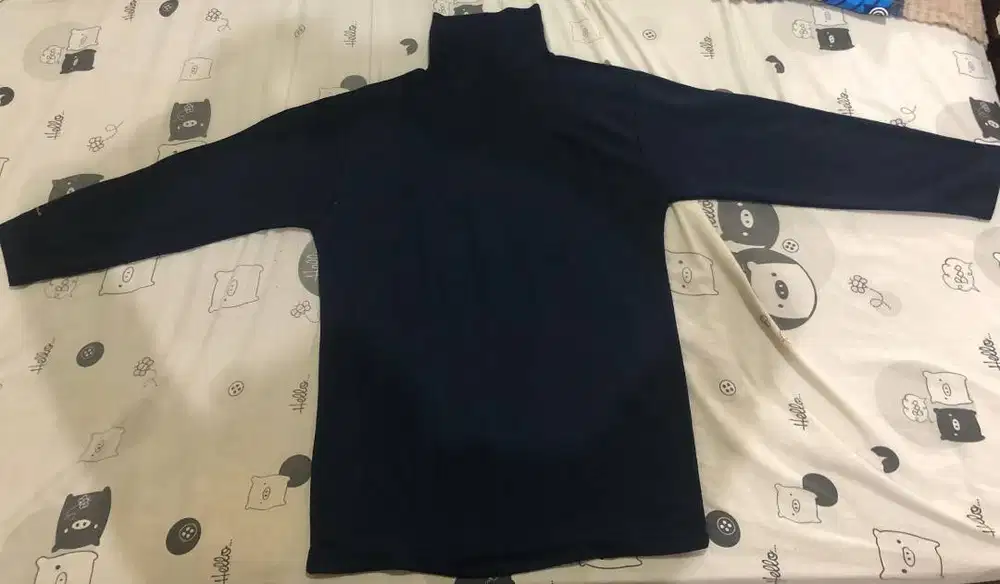 (2nd) Kaos Kerah Turtle Neck Lengan Panjang