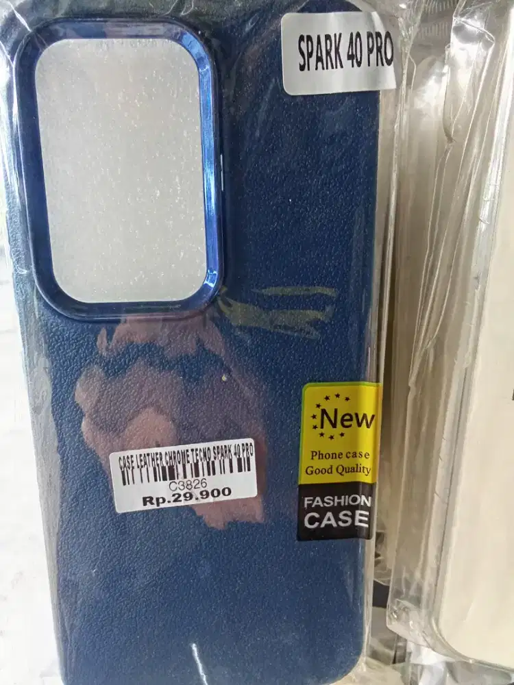 CASE LEATHER CHROME TECNO SPARK 40 PRO