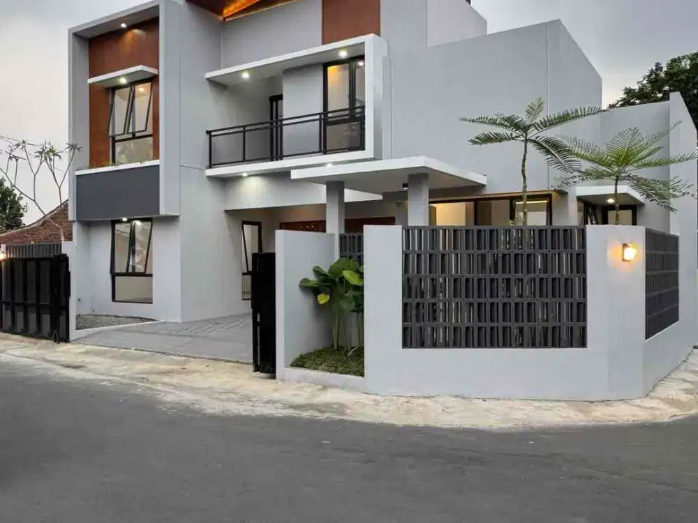 Rumah Mewah View Sawah di Tlogoadi dekat Pasar Cebongan, Terminal Jombor, Jogja City Mall