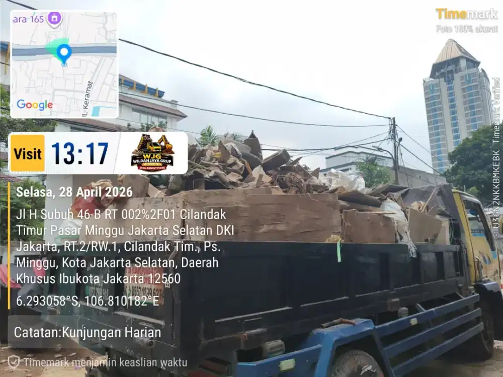 Jasa buang puing dan angkut sampah