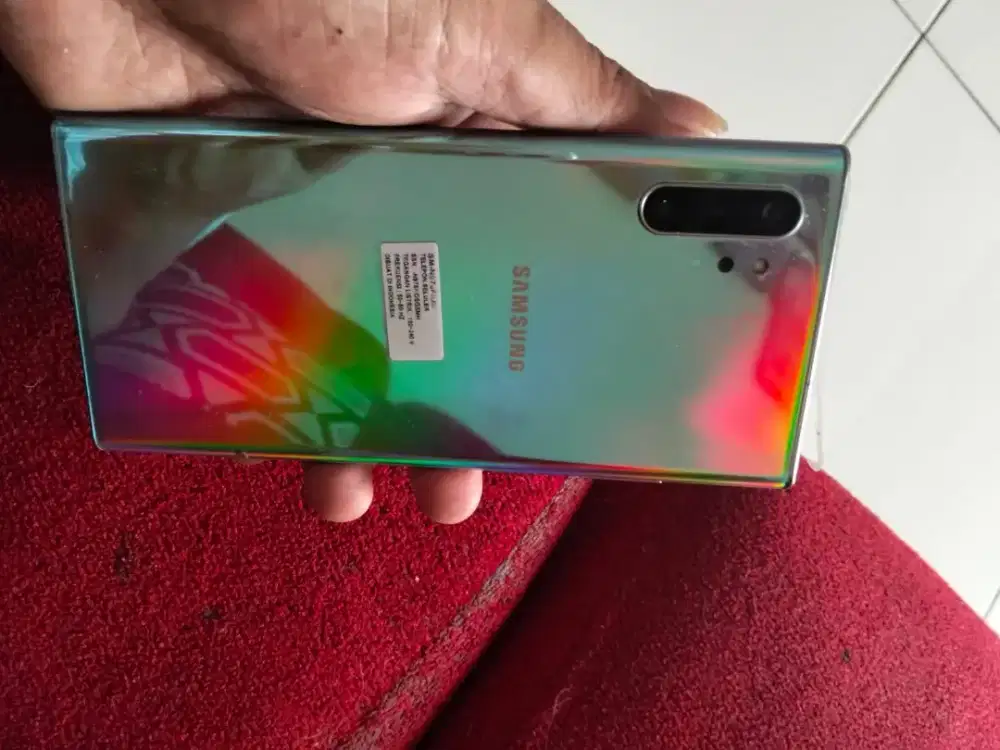 Samsung note 10+ 12/256 fullset resmi sein nominus mulus