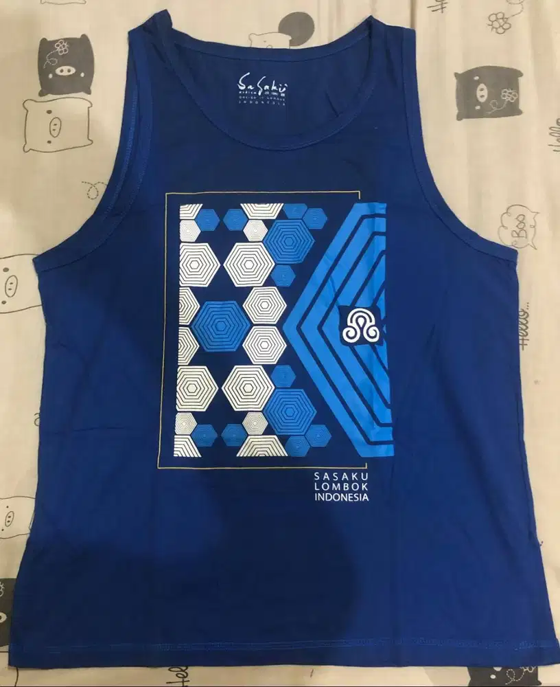 (2nd) Kaos Singlet Sasaku (ori Lombok)