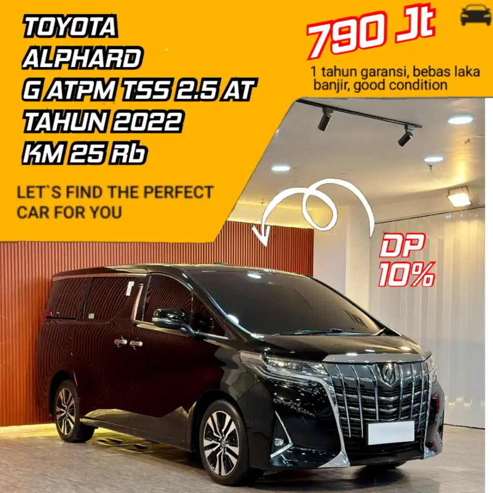 Toyota Alphard G ATPM 2.5 AT Tahun 2022
