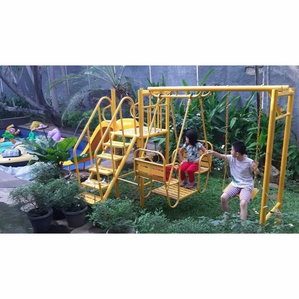 Mainan anak tiga set pakai ayunan rantai